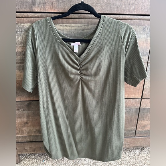 Isabel Maternity by Ingrid & Isabel Tops - Isabel Maternity by Ingrid & Isabel Short Sleeve T-Shirt - Size L - Green